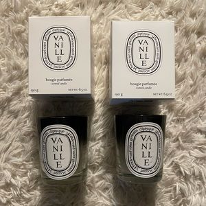Diptyque candle jars (2)